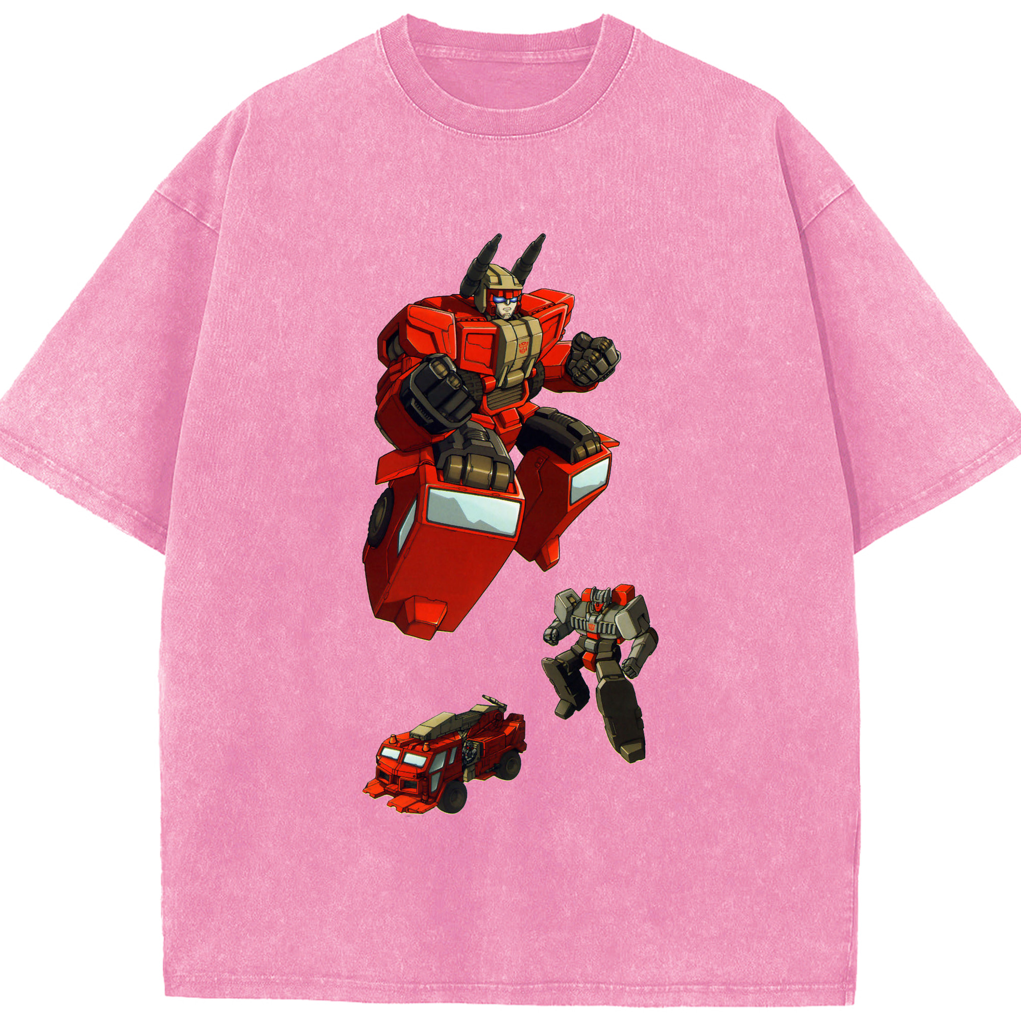 （画像用）  綿100% ヴィンテージ風 半袖Tシャツ（フロントプリント）